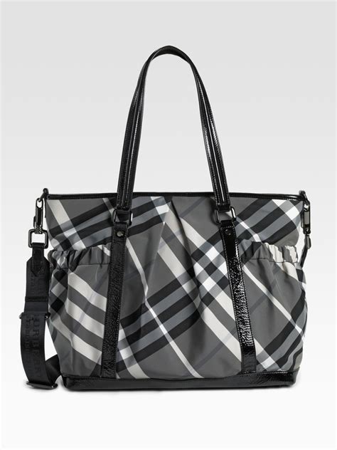 black and white burberry diaper bag|diaper tote burberry diaper bag.